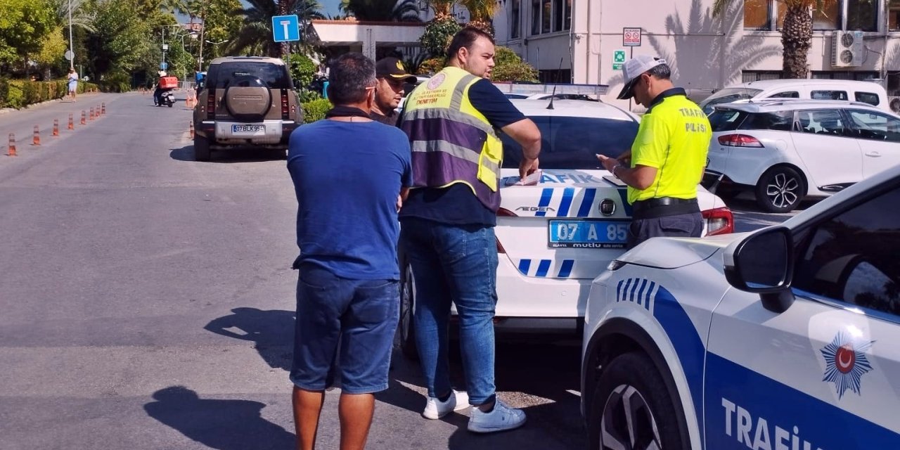 Alanya’da Sürücülere Ceza Yağdı