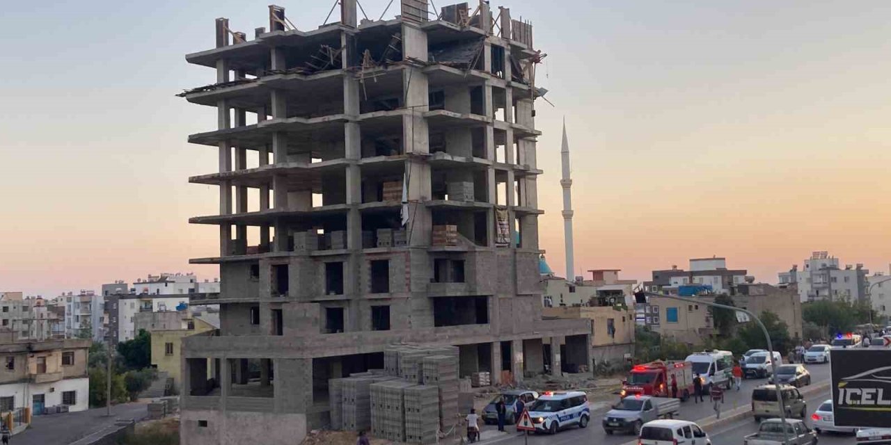 Mersin’de 8. Kattan Düşen Vinç Tamircisi Hayatını Kaybetti