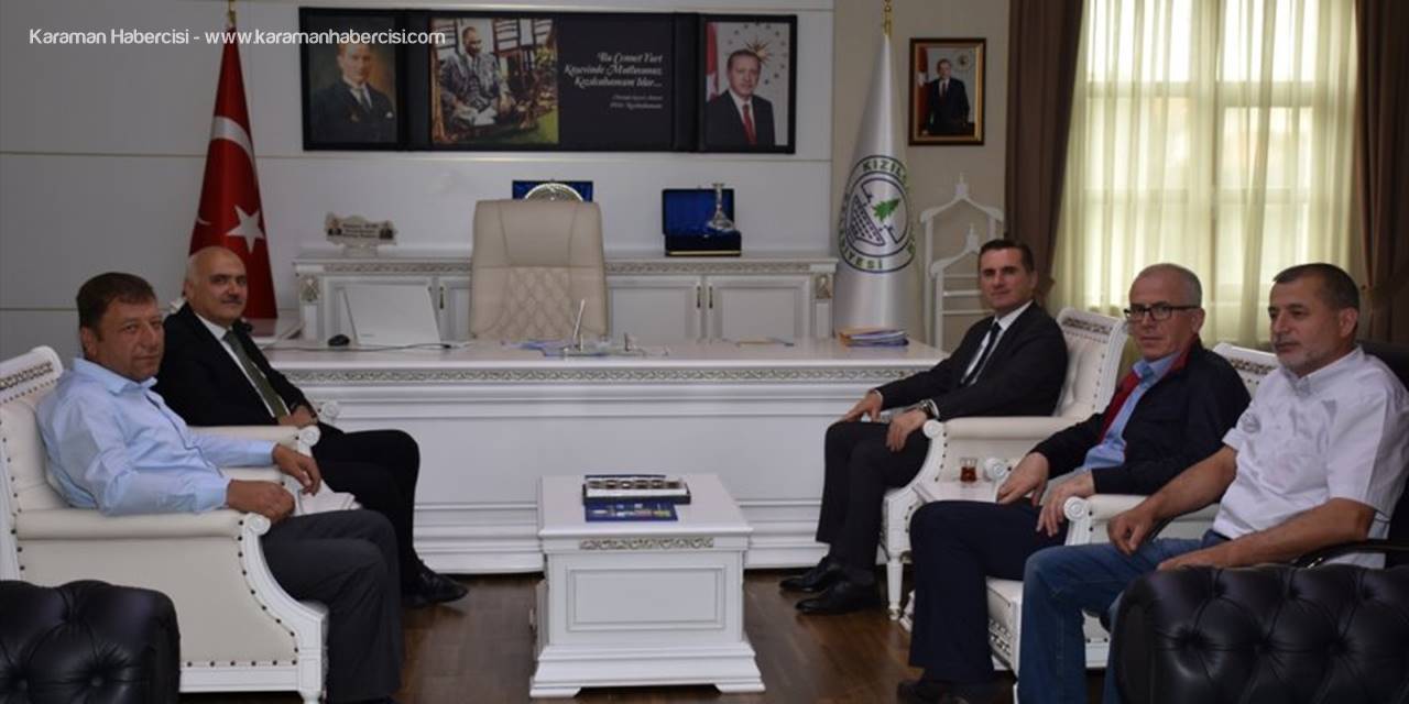 Kızılcahaman Kaymakamı Yıldız'dan Veda Ziyareti