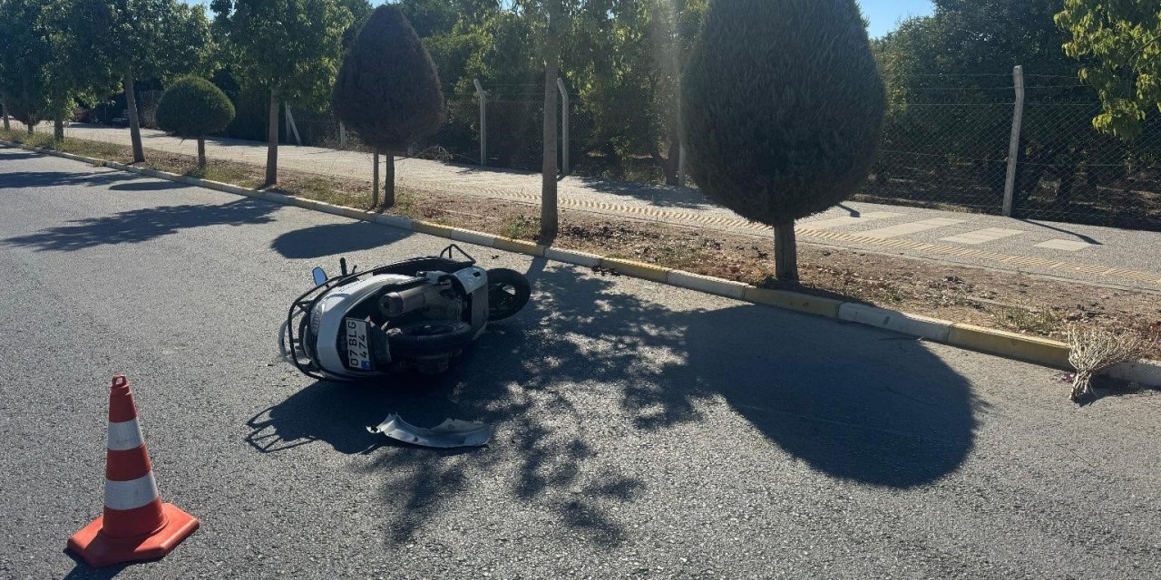 Motosiklet Sürücüsü Kazada Ağır Yaralandı