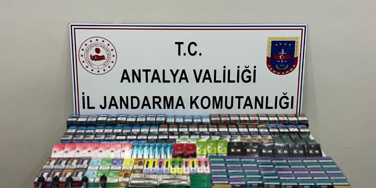 Antalya’da Kaçak Sigara Operasyonu