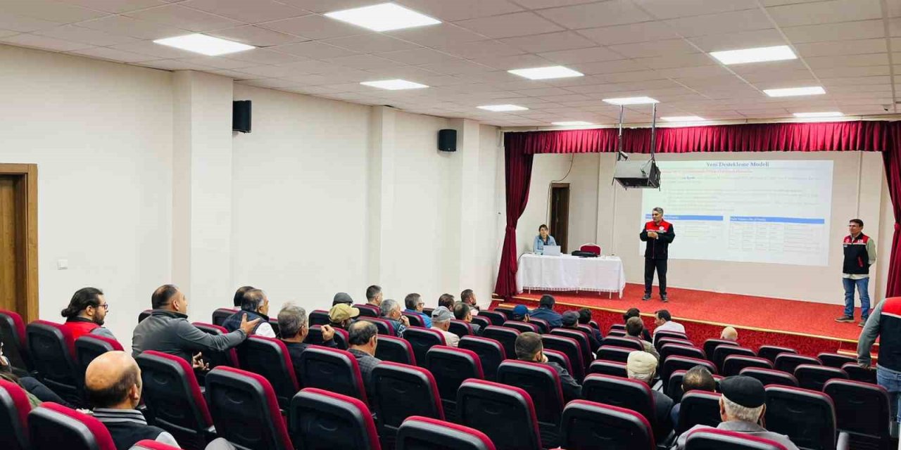 Mihalıççık Çiftçilerine Yeni Destekleme Modeli Anlatıldı