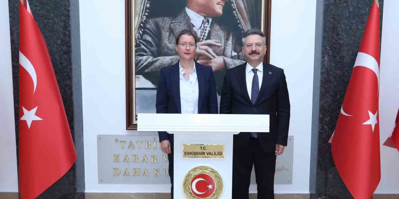 Vali Aksoy, Fransa’nın Ankara Büyükelçisi Isabelle Dumont’u Kabul Etti