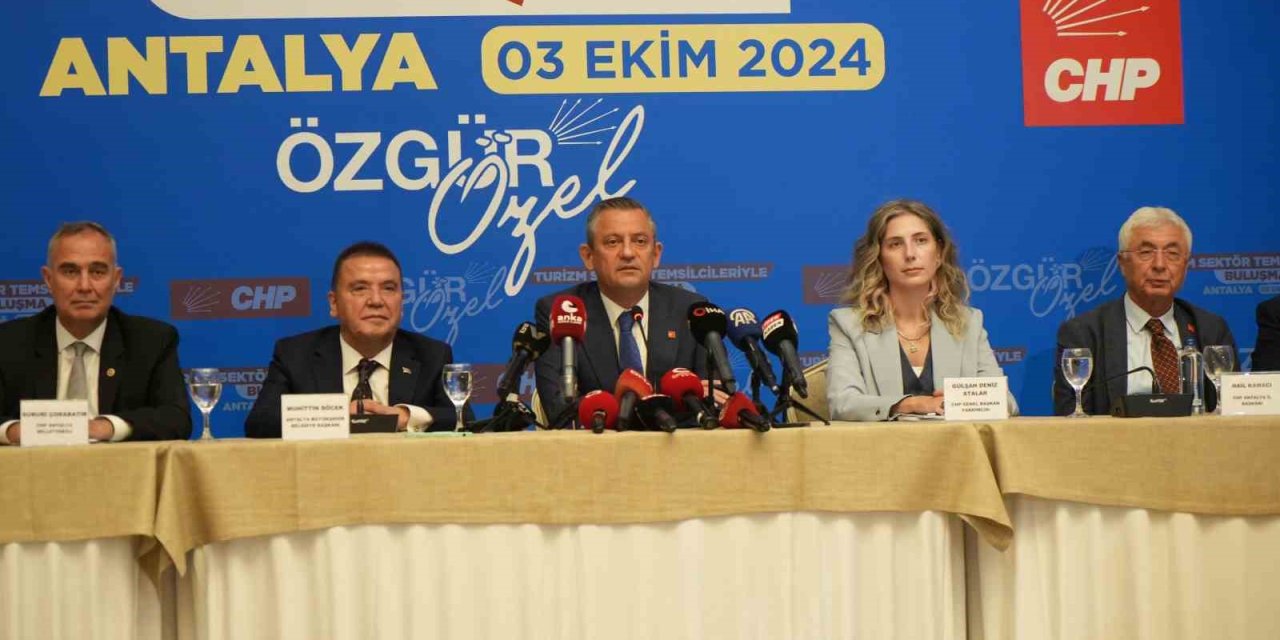 Chp Genel Başkanı Özel: "parka Havuza Yola Sigara Atılınca Da Füze Atılmış Gibi Zarar Veriyor"