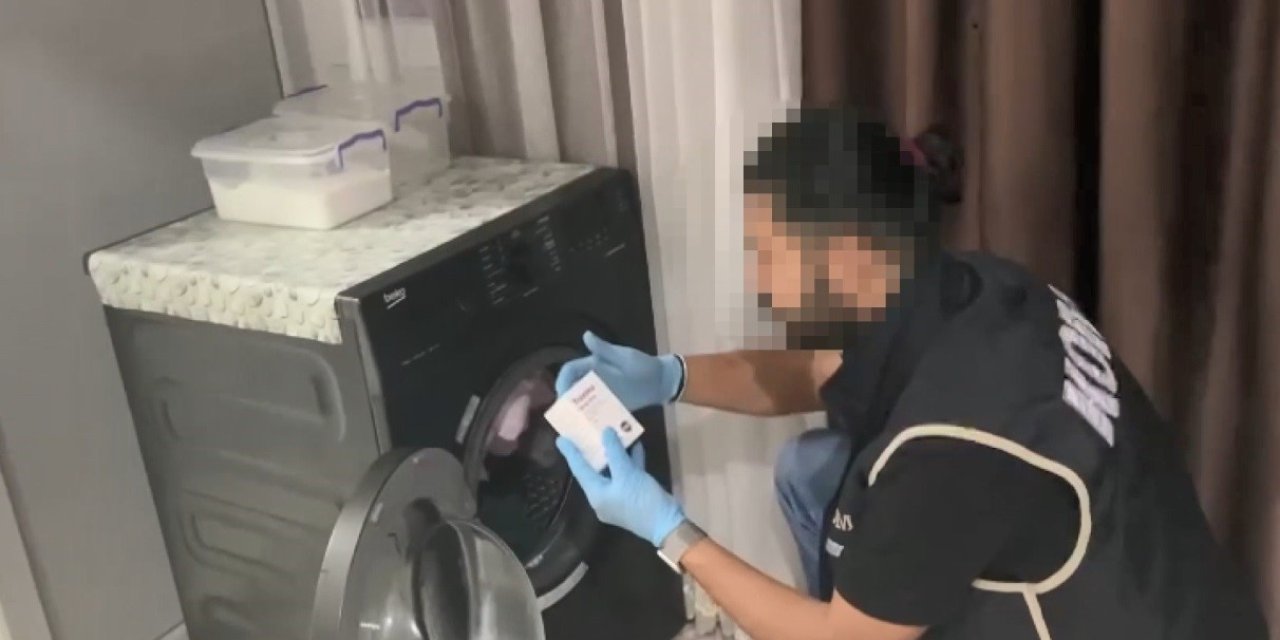 İlaçları Çamaşır Makinasına Saklayan Şebekeye Operasyon: 19 Gözaltı
