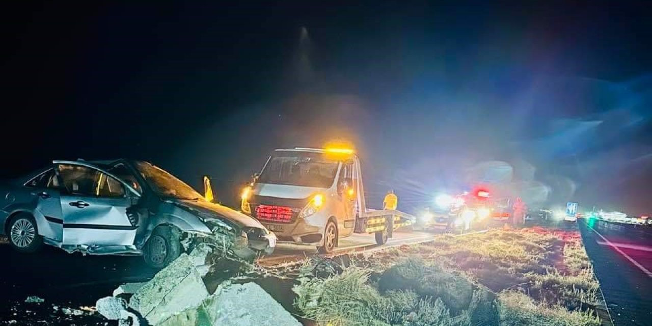 Konya’da Otomobil Kontrolden Çıktı: 4 Yaralı