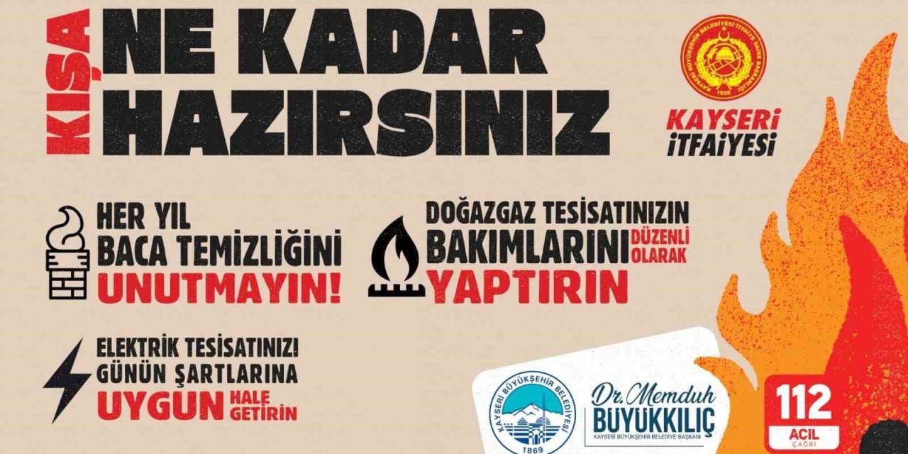 İtfaiyeden Karbonmonoksit Zehirlenmelerine Karşı Uyarı