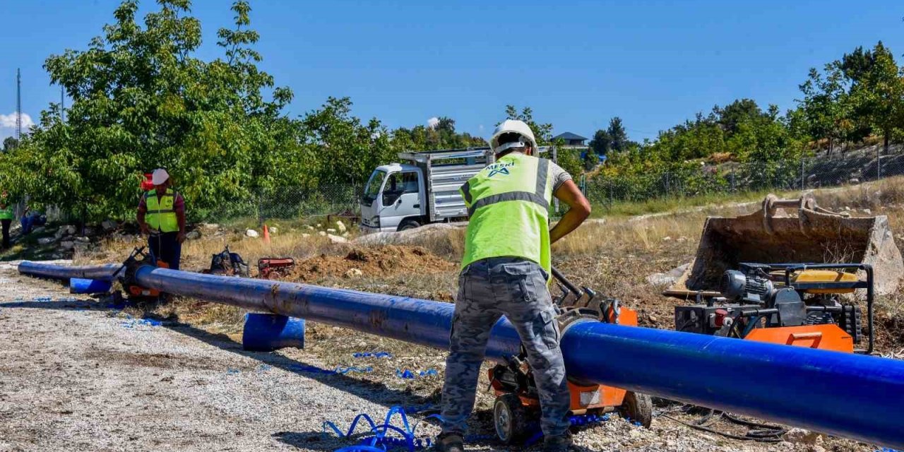 Erdemli’de İçme Suyu İyileştirme Çalışmaları Devam Ediyor