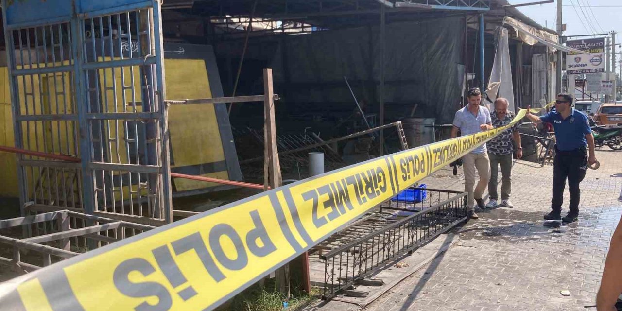 Mersin’de Boya Atölyesinde Patlama: 1’i Ağır 3 Yaralı