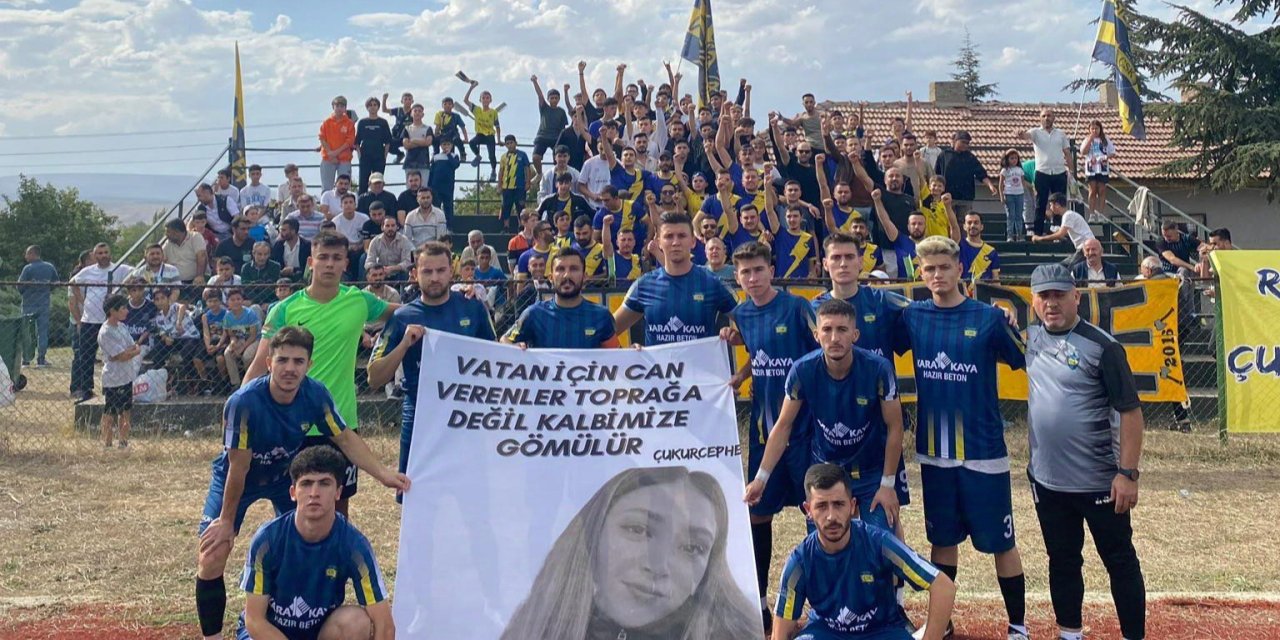 Çukuhisarspor, Şehit Polis Memuru Şeyda Yılmaz’ı Andı