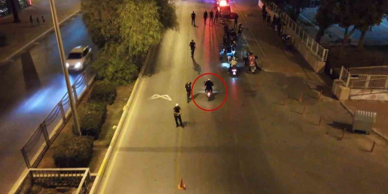 Denetimden Kaçmaya Çalışan Motosiklet Sürücüsü Yakalandı