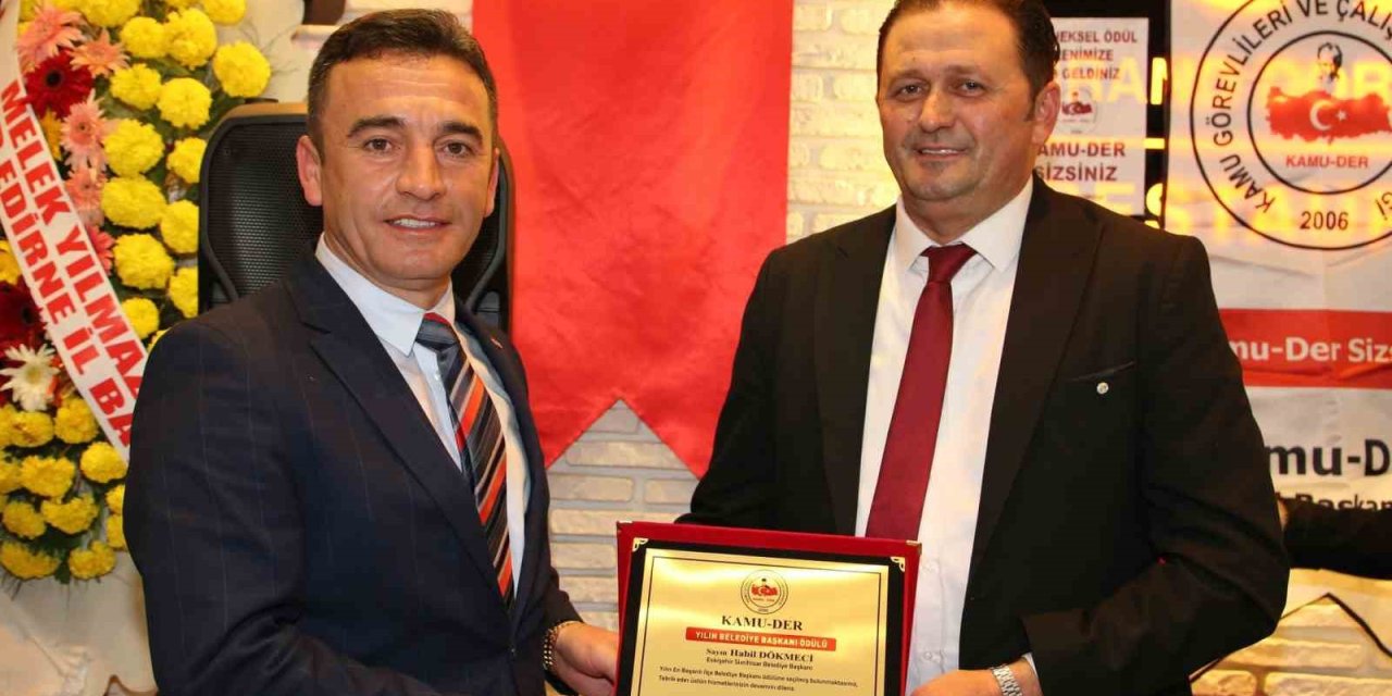Başkan Dökmeci’ye Ödül