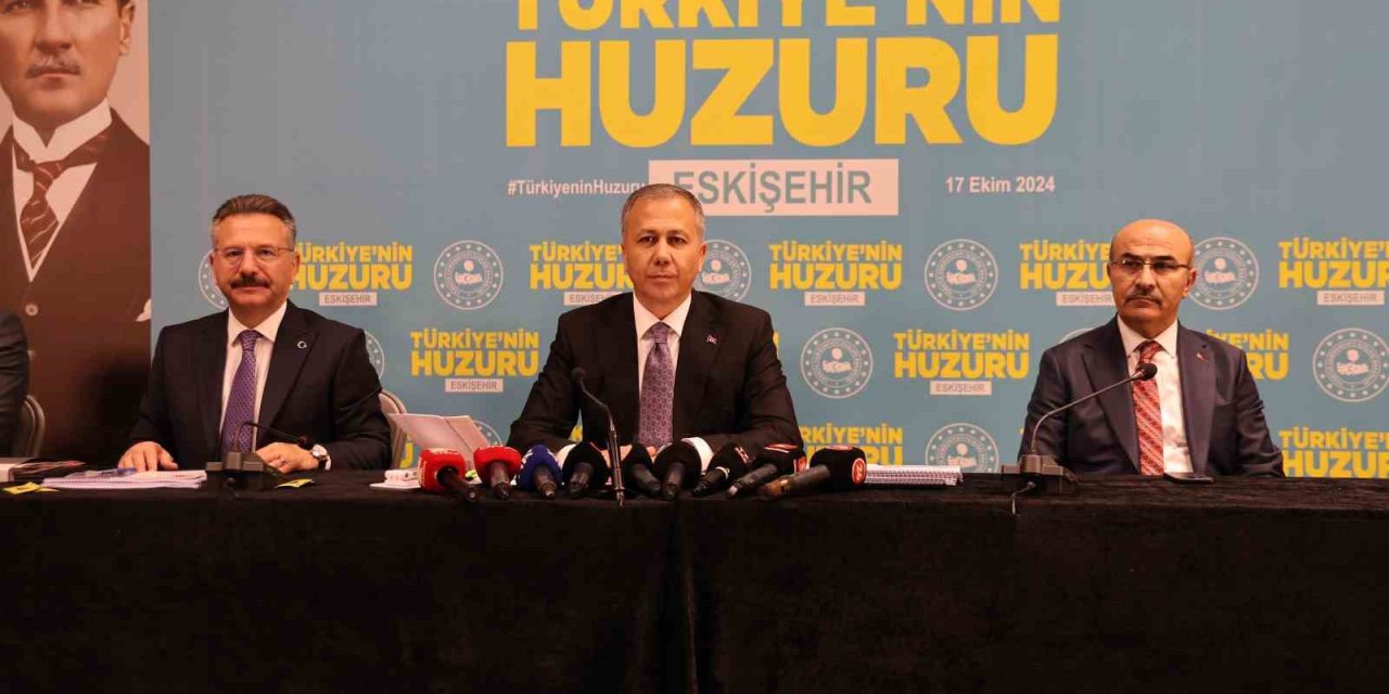 Bakan Yerlikaya, Eskişehir’in 10 Önemli Suçta Türkiye Ortalamasının Altında Olduğunu Açıkladı