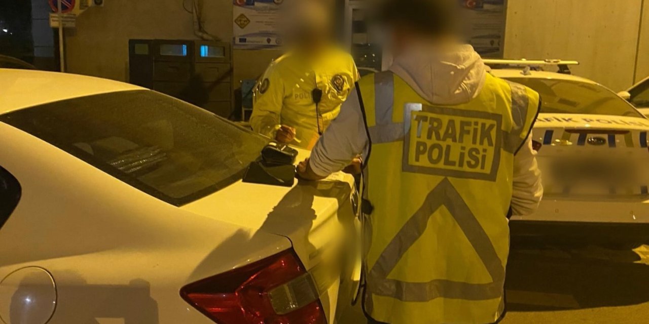 Ters Yönde Giden Araç Yakalandı