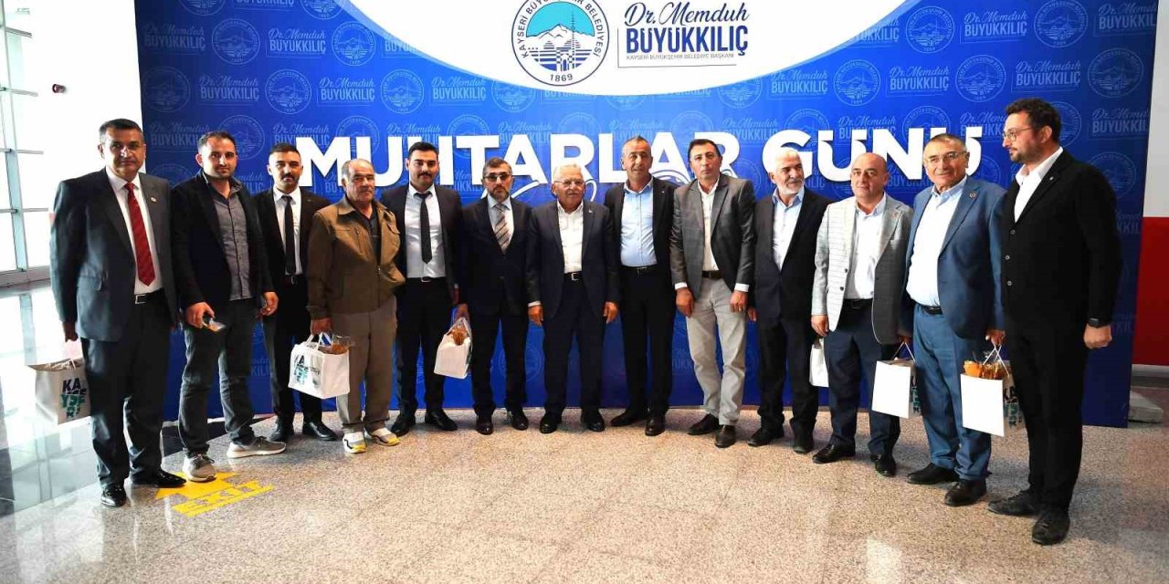 Vali Çiçek Ve Başkan Büyükkılıç Muhtarlar Günü’nde Muhtarlarla Buluştu