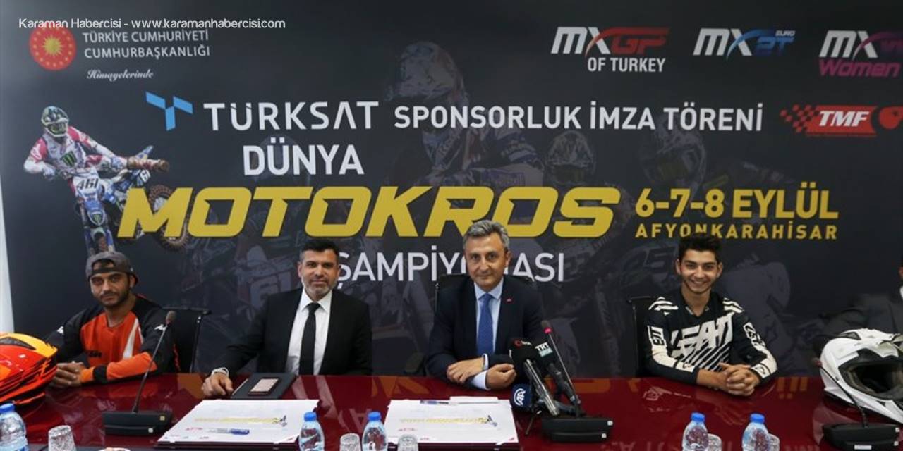 Dünya Motokros Şampiyonası İletişim Sponsorluğu İmza Töreni
