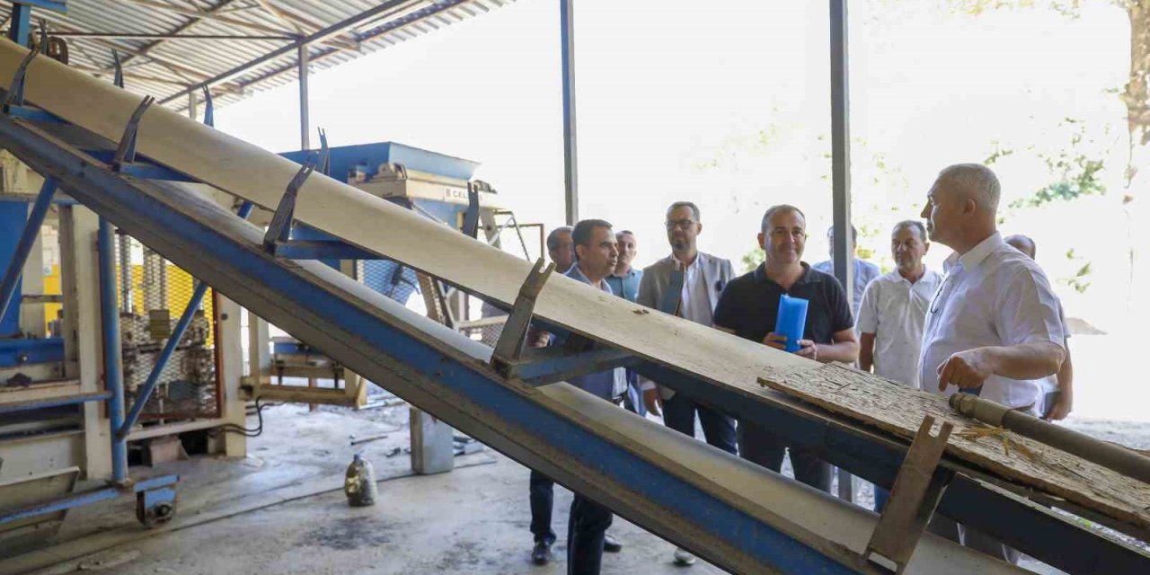 Bordür Ve Parke Üretim Tesisi Faaliyete Geçiyor