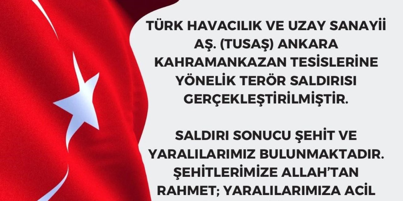 Vali Aksoy’dan Ankara’daki Saldırıyla İlgili Taziye Mesajı