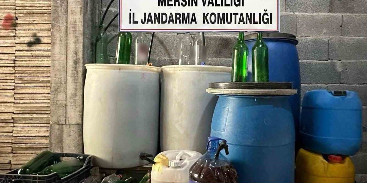 Mersin’de 640 Litre Sahte İçki Ele Geçirildi