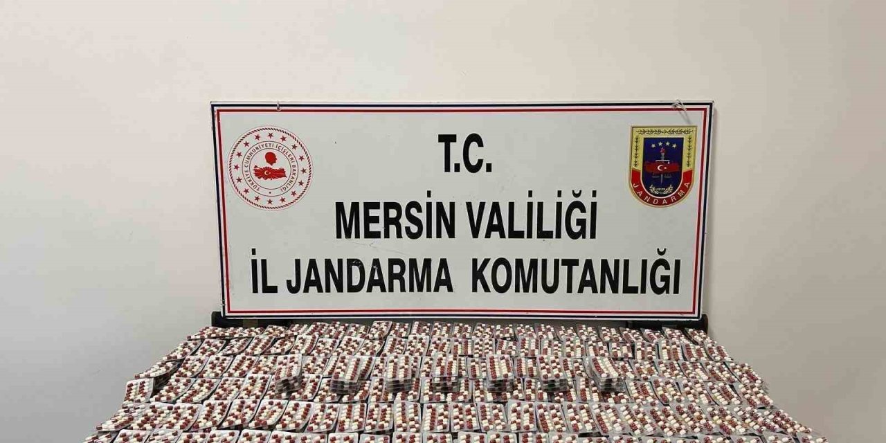 Mersin’de 25 Bin Adet Uyuşturucu Hap Ele Geçirildi