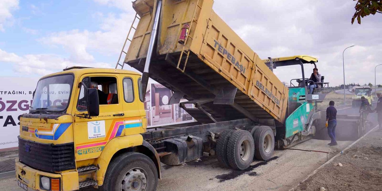 Tepebaşı’nda Üstyapı Çalışmaları Sürüyor