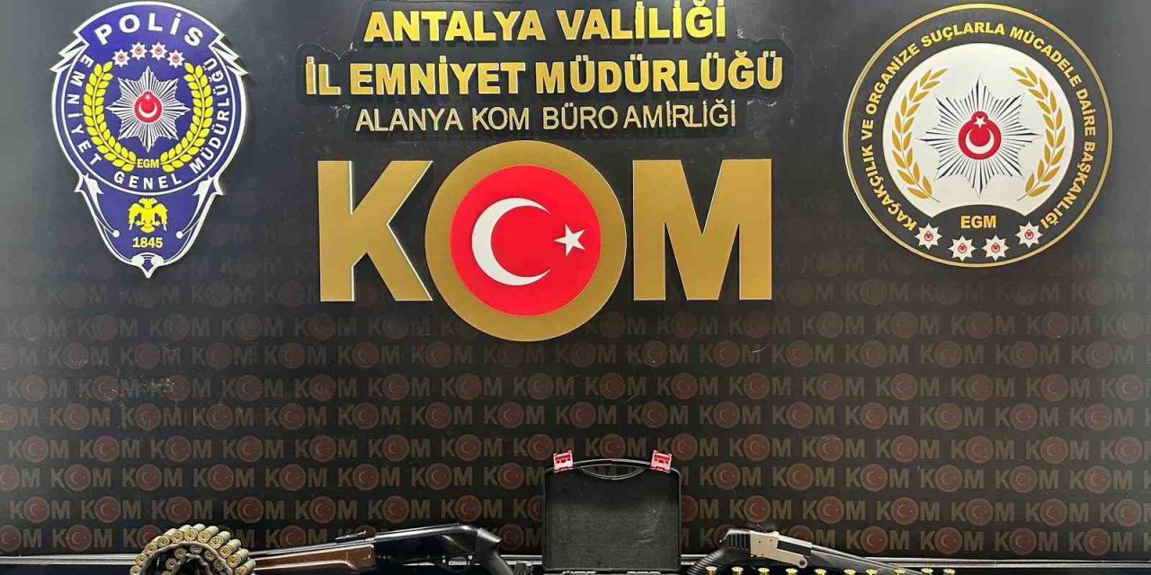 Alanya’da Silah Operasyonu