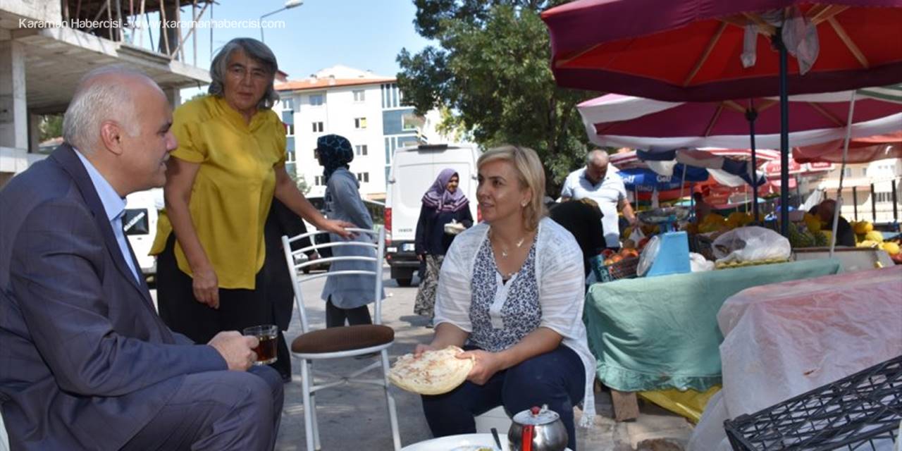 Kızılcahamam Belediye Başkanı Acar, Köylü Pazarını Gezdi