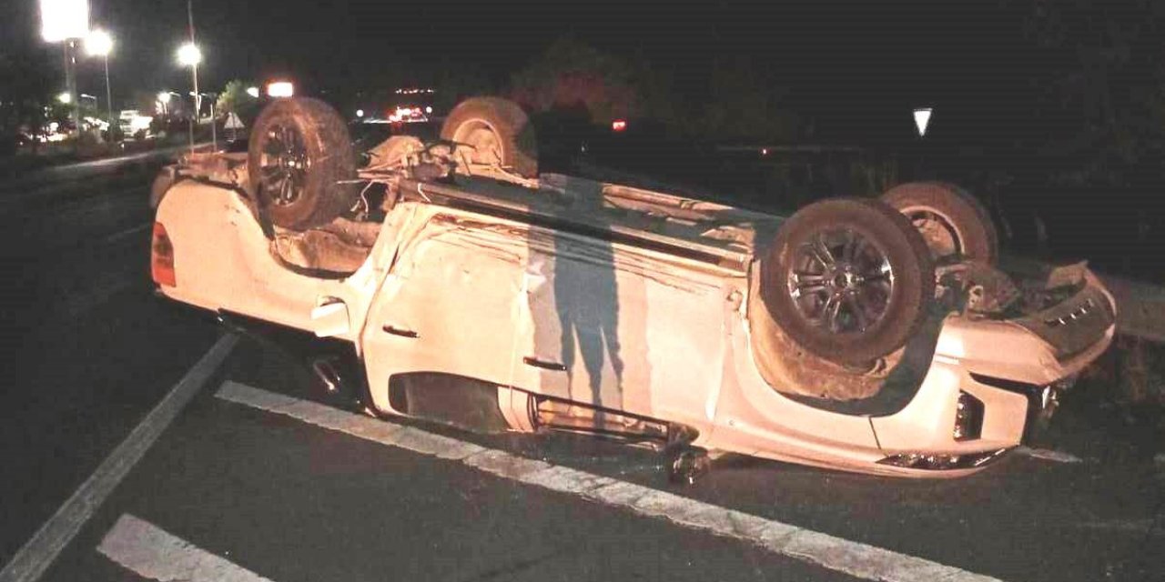 Konya’da Kamyonet İle Otomobil Çarpıştı: 1 Yaralı