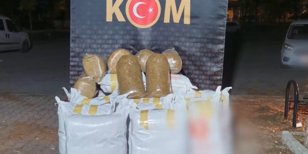 Kayseri’de 655 Kilo Kaçak Tütün Ele Geçrildi