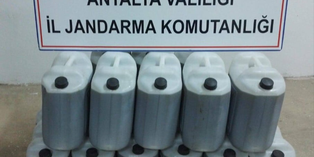 Antalya’da 6 Bin Litre Sahte Zeytinyağı Ele Geçirildi