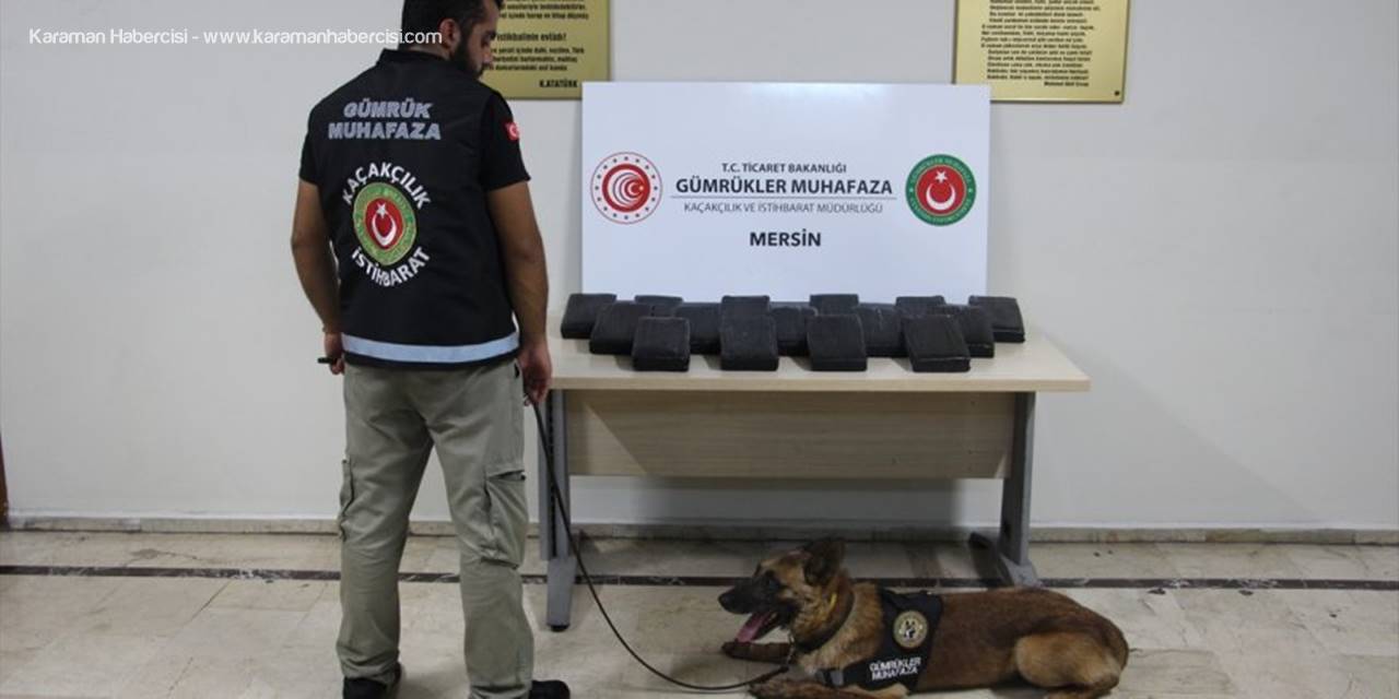 Mersin Limanı'nda Yaklaşık 24 Kilogram Kokain Yakalandı