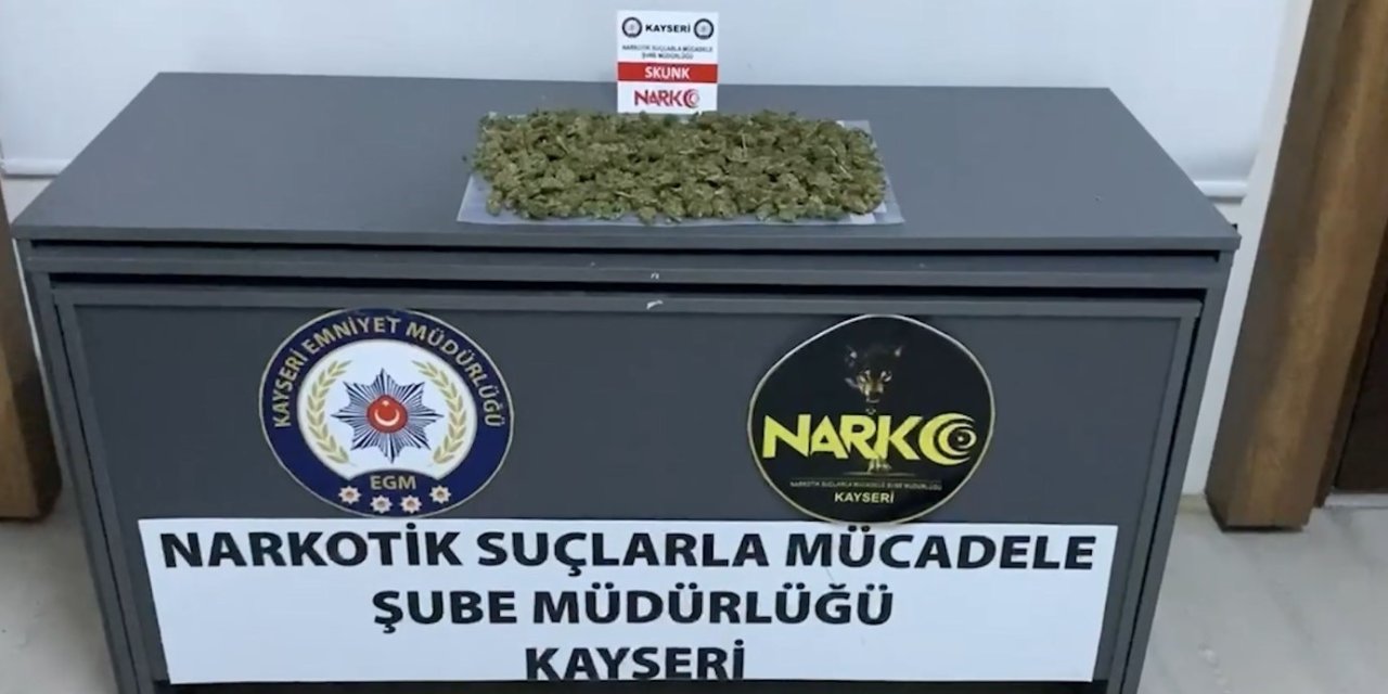 Kayseri’de 1 Kilo Uyuşturucu Ele Geçirildi