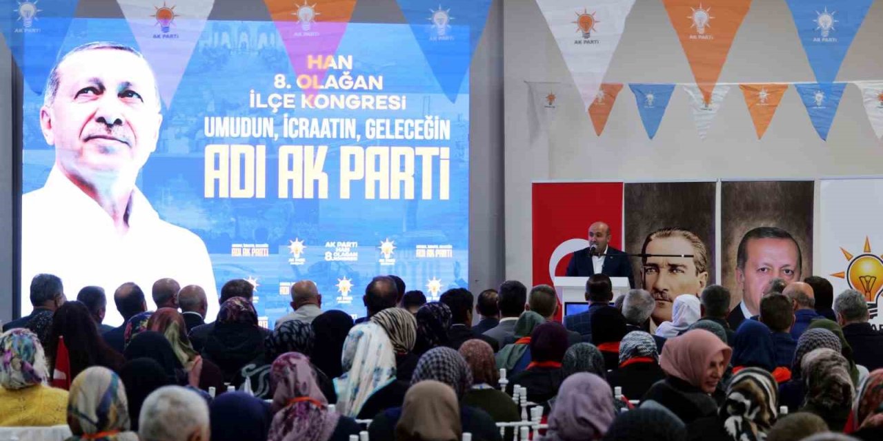 Ak Parti Han Ve Çifteler İlçe Kongrelerine Yoğun Katılım