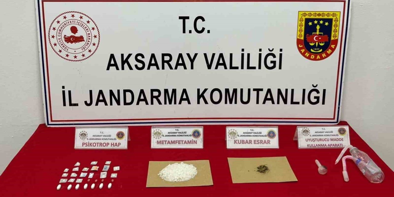 Mersin’den Aksaray’a Uyuşturucu Sevkiyatını Jandarma Engelledi