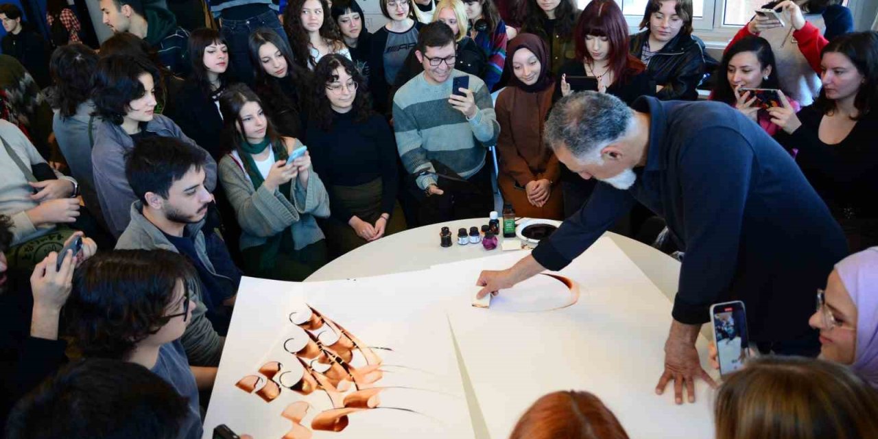 Gsf’de Hat Üzerine Konferans Ve Uygulamalı Hat Sunumu Düzenlendi