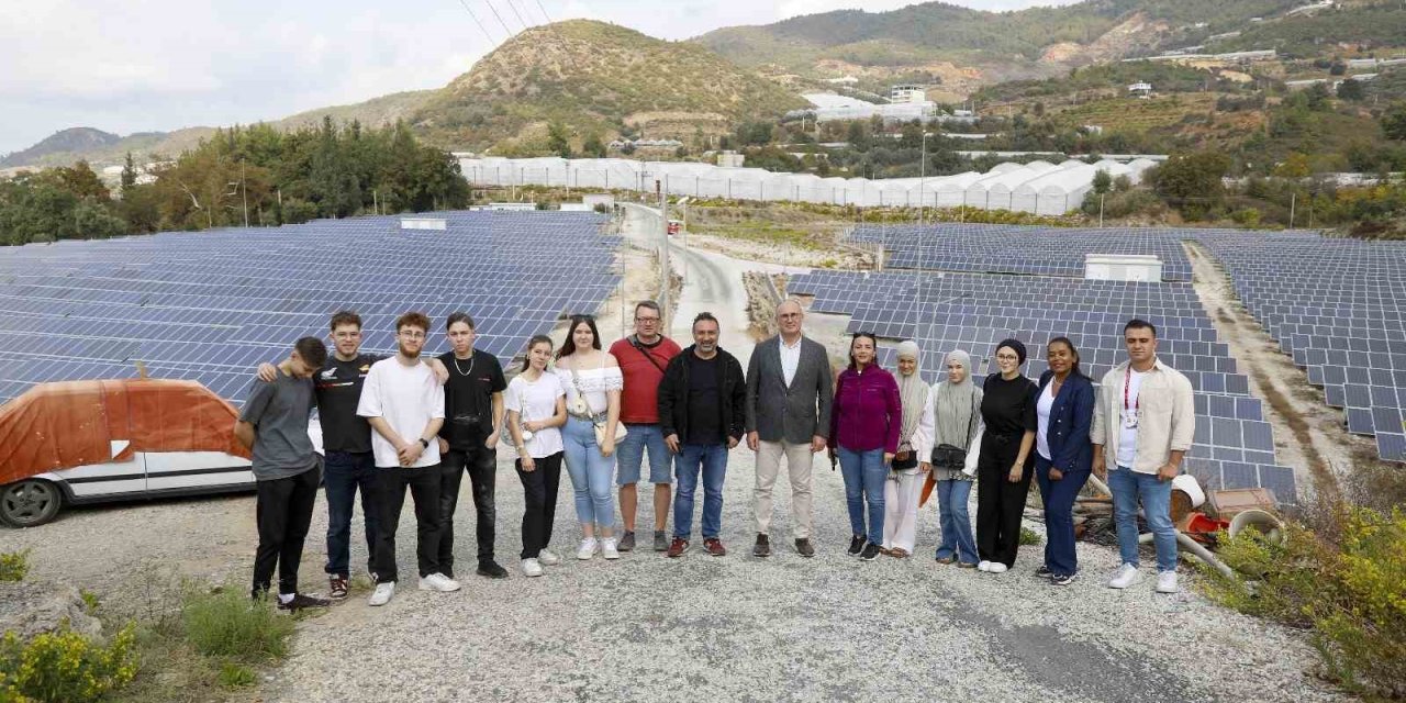 Alanya’ya Gelen Alman Öğrenciler Sürdürülebilir Enerji Üzerine Çalışmalarını Tamamladı