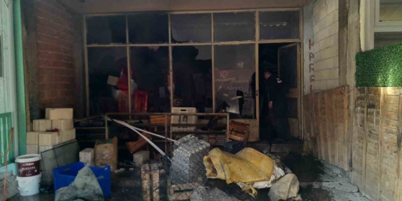 Konya’da İş Yerinde Çıkan Yangın Korkuttu