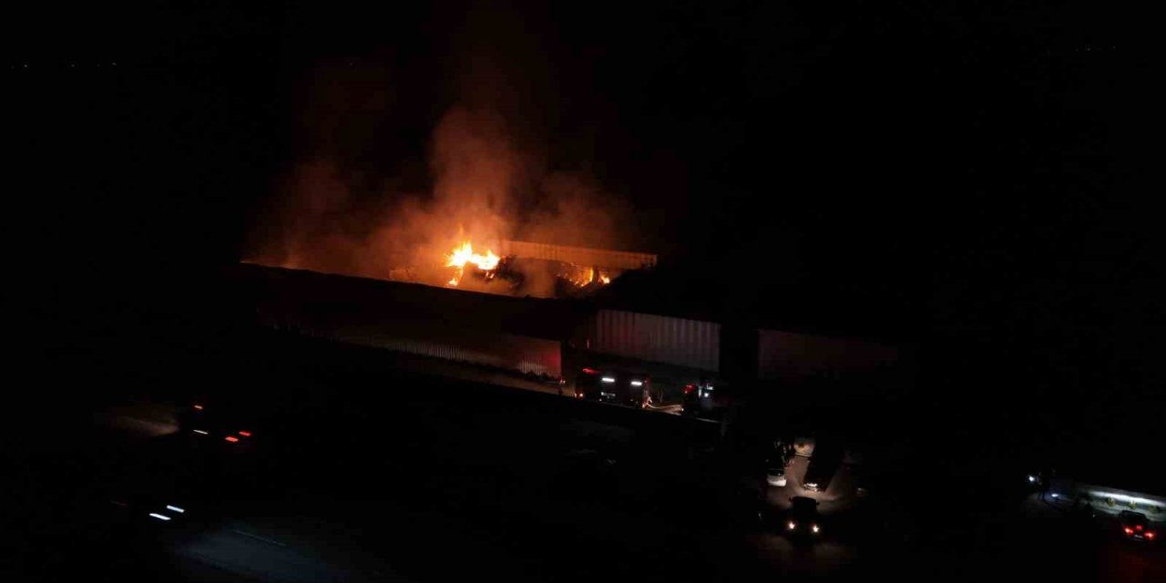 Mantar Üretim Tesisinde Yangın