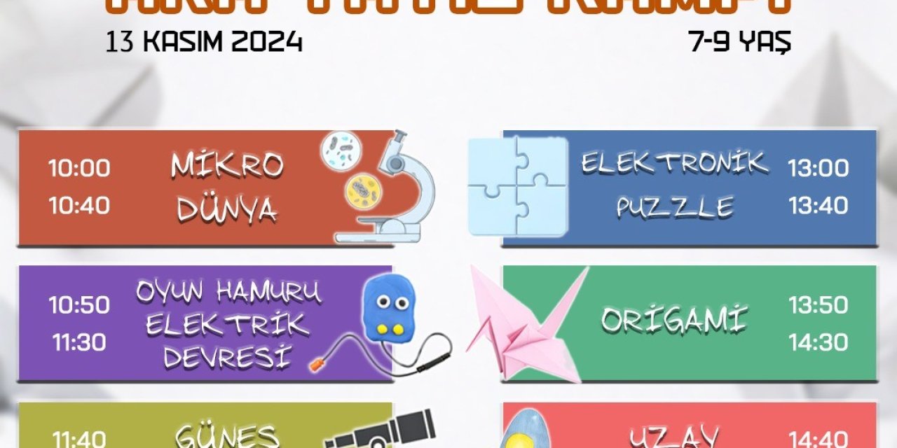 Bilim Merkezi’nde ’ara Tatil’ Etkinlikleri