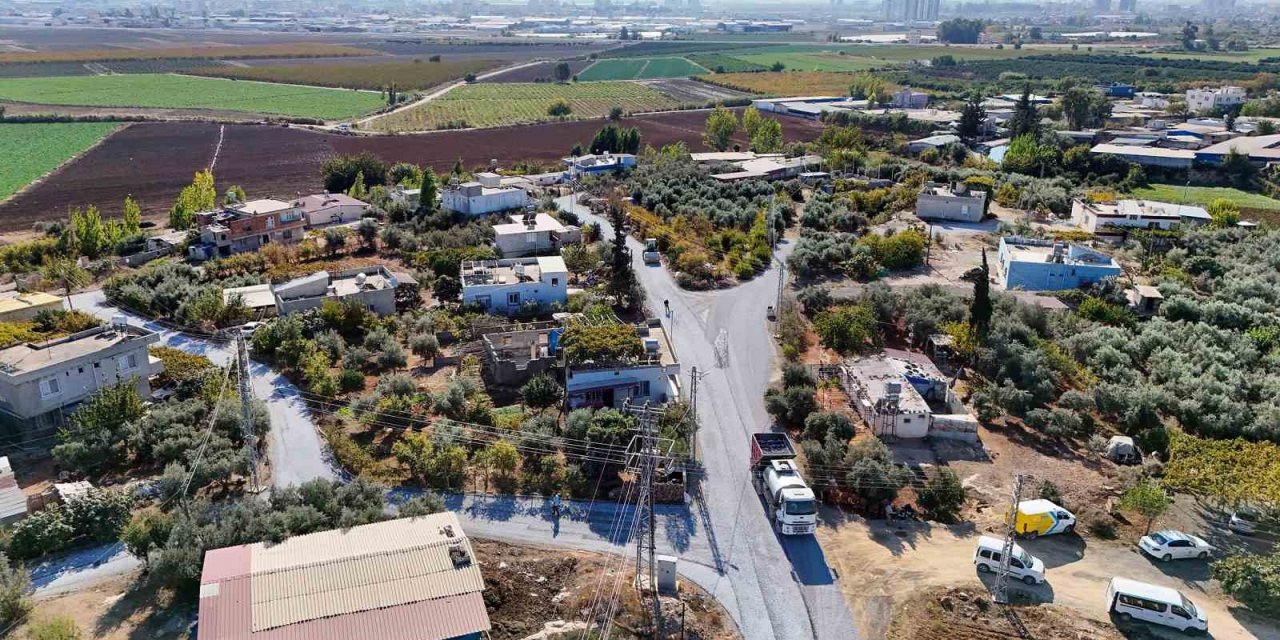Tarsus’ta Kırsal Yollar Yenileniyor