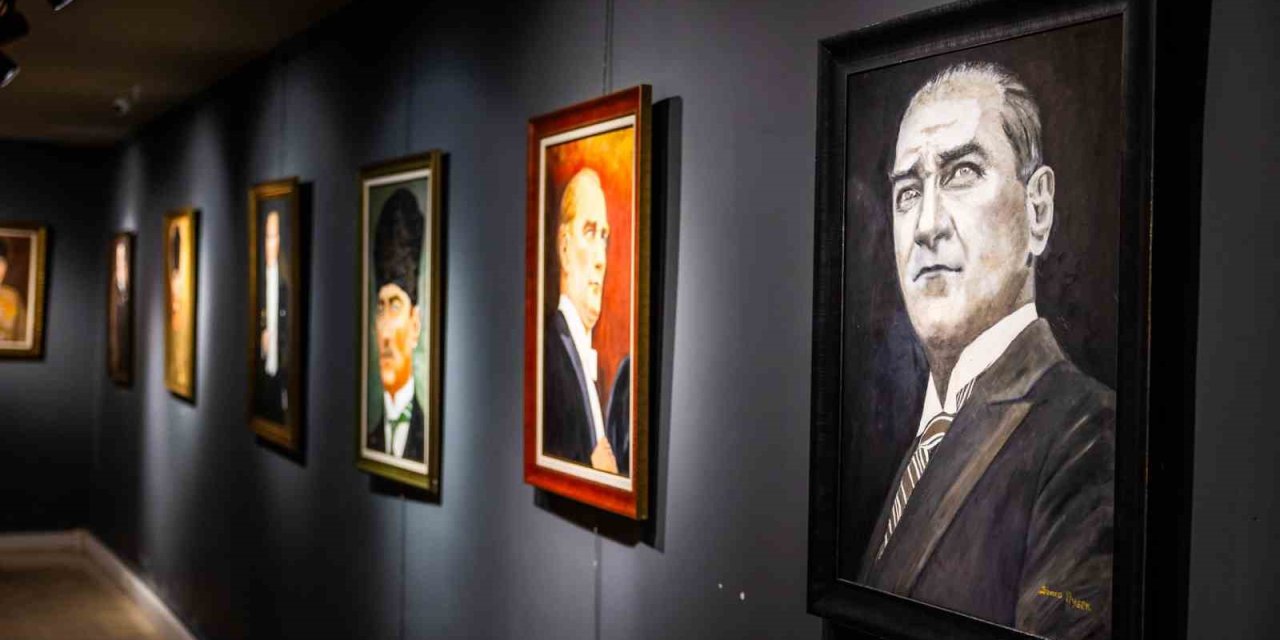 Mersin Büyükşehir Belediyesinden ’atatürk’ Temalı Resim Sergisi