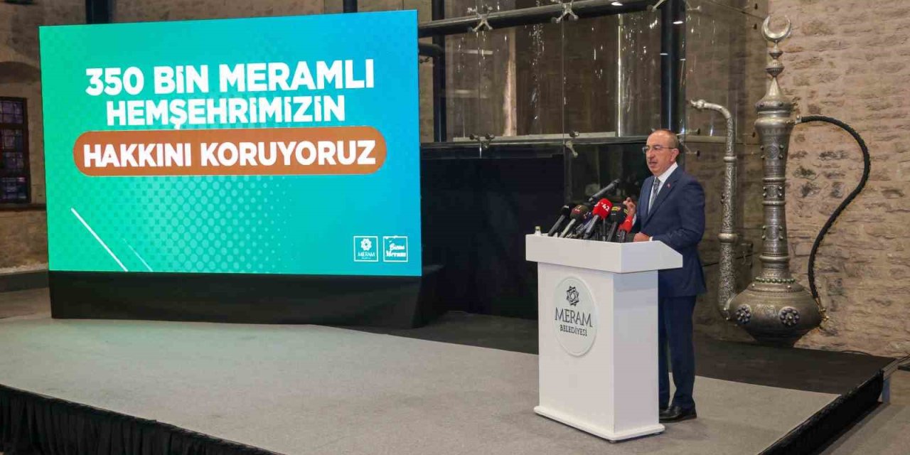 Başkan Kavuş: “meram’ın Ve 350 Bin Meramlının Hakkını Kimseye Yedirmeyiz”