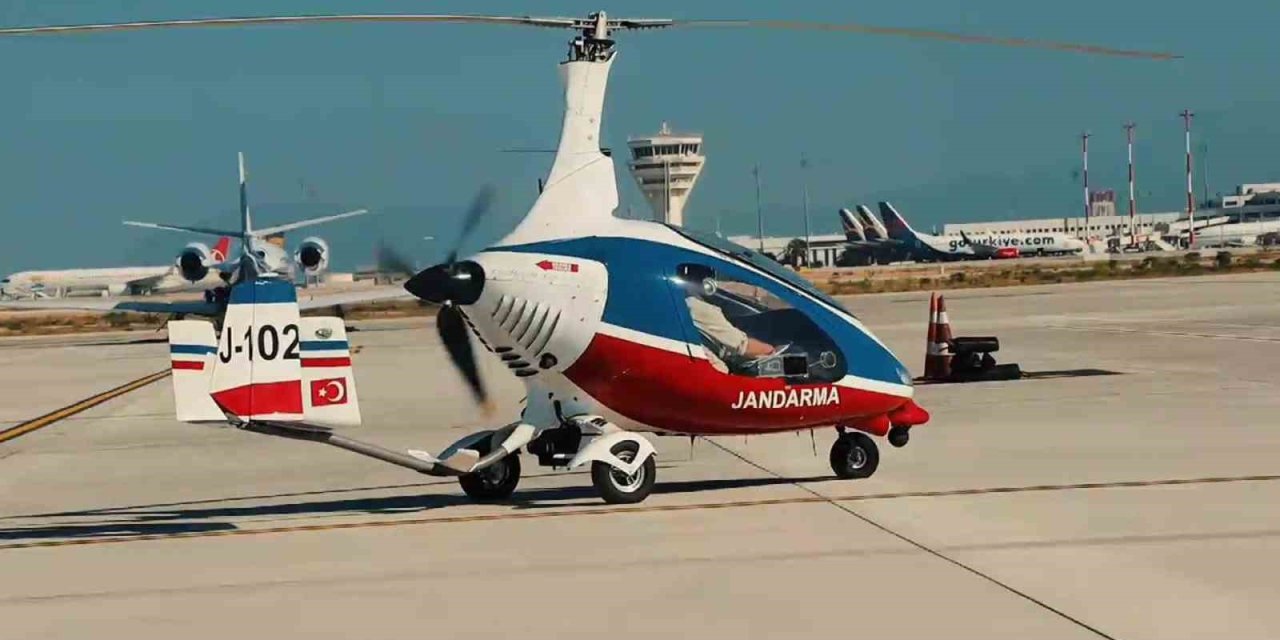 Jandarma’dan Cayrokopter Ve Dron Destekli Trafik Denetimi