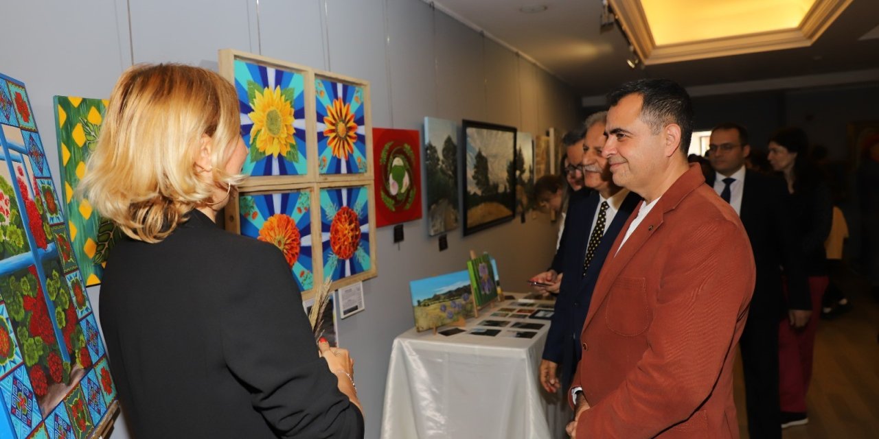 9. Alanya Uluslararası Sanat Sergisi Açıldı