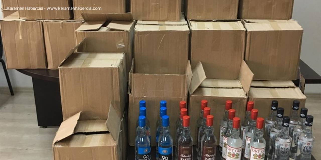 Antalya'da Kaçak İçki Operasyonu