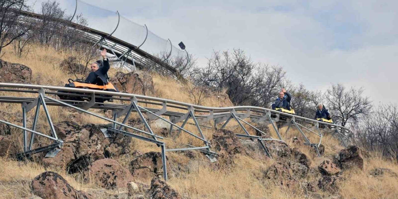 Talas Millet Bahçesi’ne ‘dağ Kızağı Parkuru’