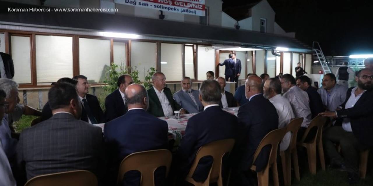 Cumhurbaşkanı Erdoğan, İş Adamı Halil İbrahim Dağ’ı Ziyaret Etti