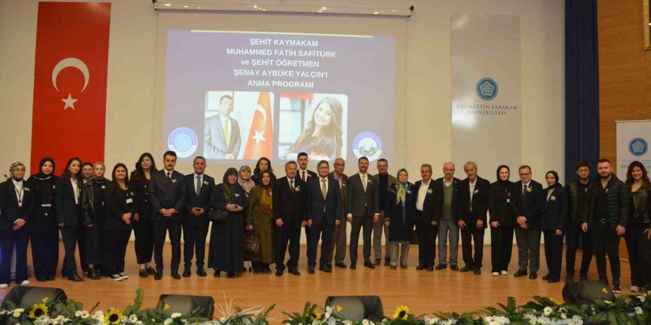 Necmettin Erbakan Üniversitesi’nde Şehit Kahramanlar Dualarla Anıldı