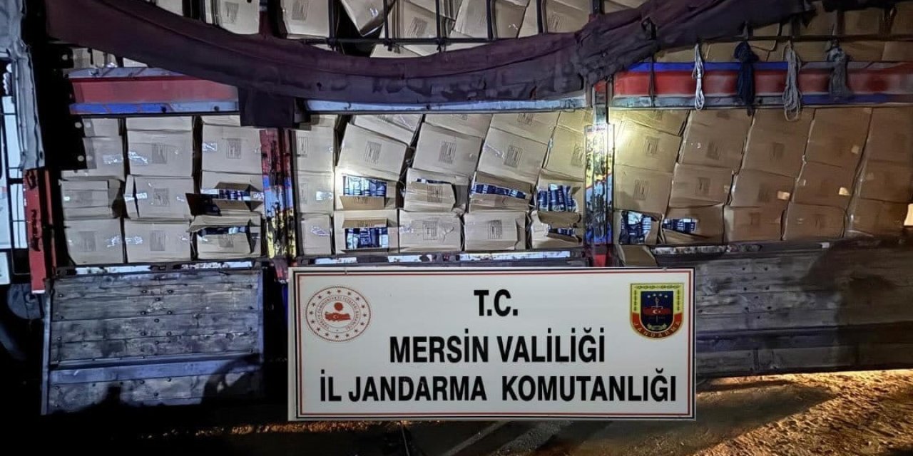 Mersin’de 5 Ton Kaçak Tütün Ele Geçirildi