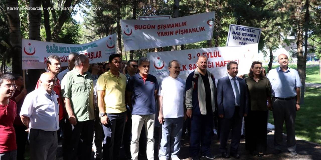 Kayseri'de Sağlıklı Yaşam Yürüyüşü